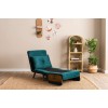 1-Seat Sofa-Bed Cosmo Single - Petrol Green Petrol Green