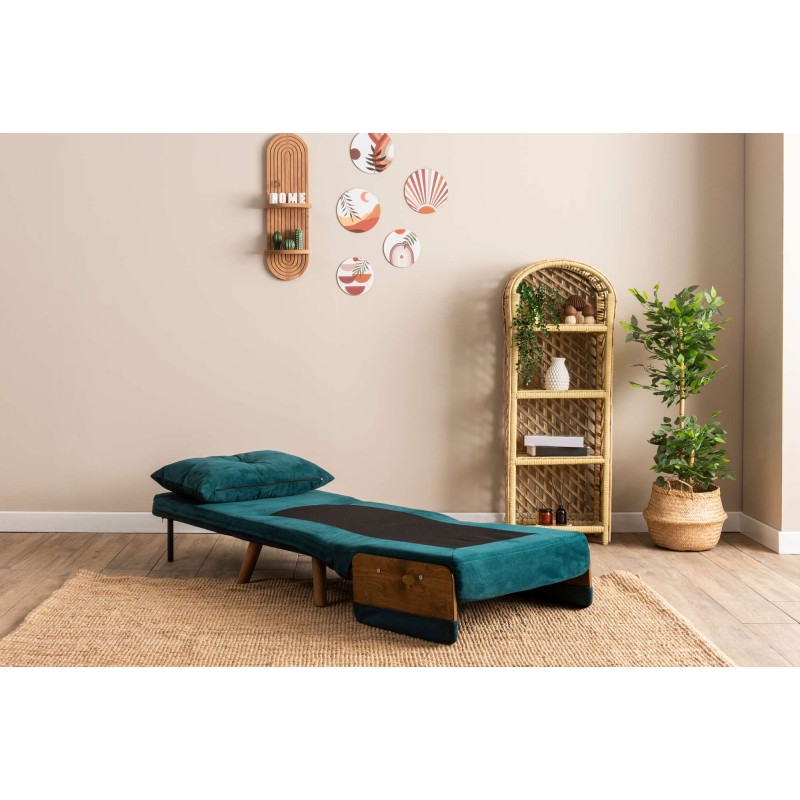 1-Seat Sofa-Bed Cosmo Single - Petrol Green Petrol Green