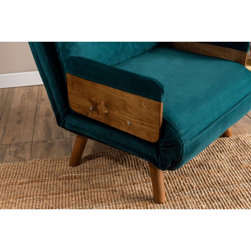 1-Seat Sofa-Bed Cosmo Single - Petrol Green Petrol Green