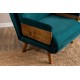 1-Seat Sofa-Bed Cosmo Single - Petrol Green Petrol Green 1-Seat Sofa-Bed Cosmo Single - Petrol Green Petrol Green