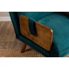 1-Seat Sofa-Bed Cosmo Single - Petrol Green Petrol Green