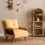 1-Seat Sofa-Bed Cosmo Single - Mustard Mustard
