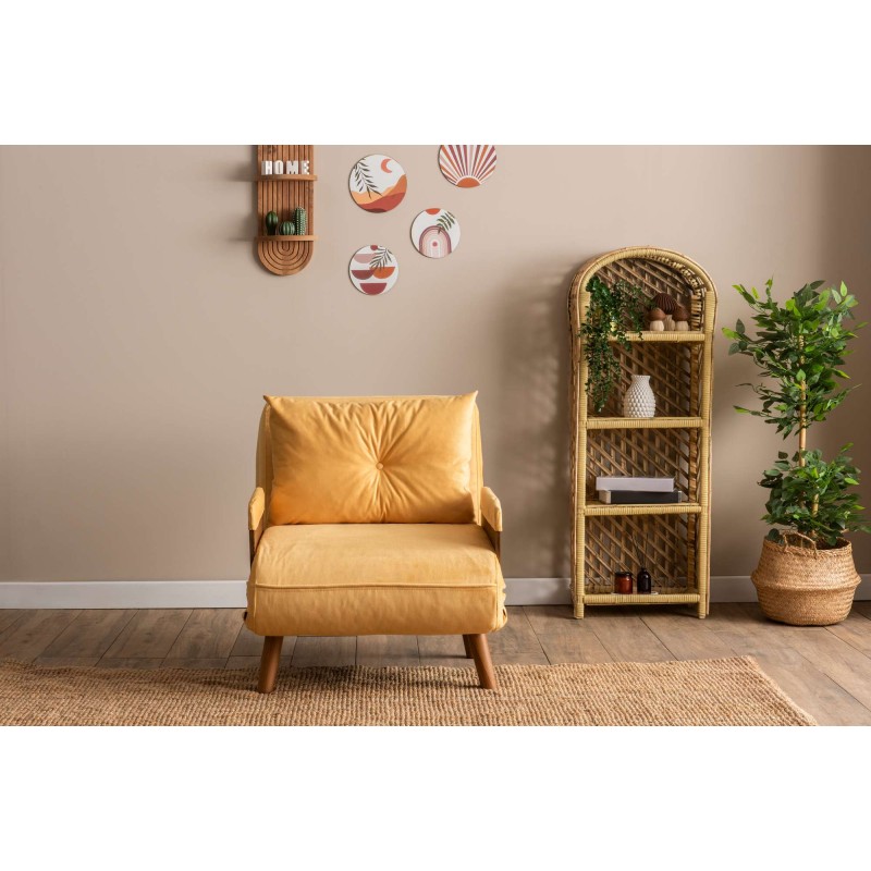 1-Seat Sofa-Bed Cosmo Single - Mustard Mustard