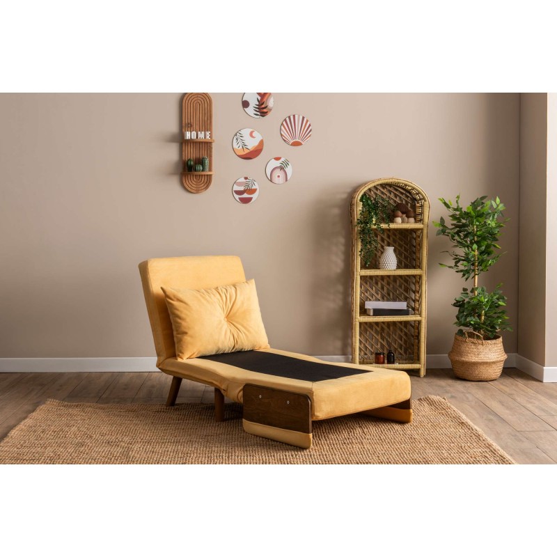 1-Seat Sofa-Bed Cosmo Single - Mustard Mustard