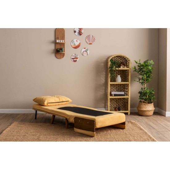 1-Seat Sofa-Bed Cosmo Single - Mustard Mustard