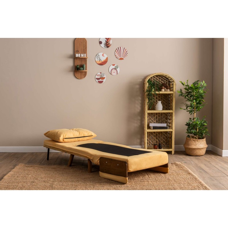 1-Seat Sofa-Bed Cosmo Single - Mustard Mustard