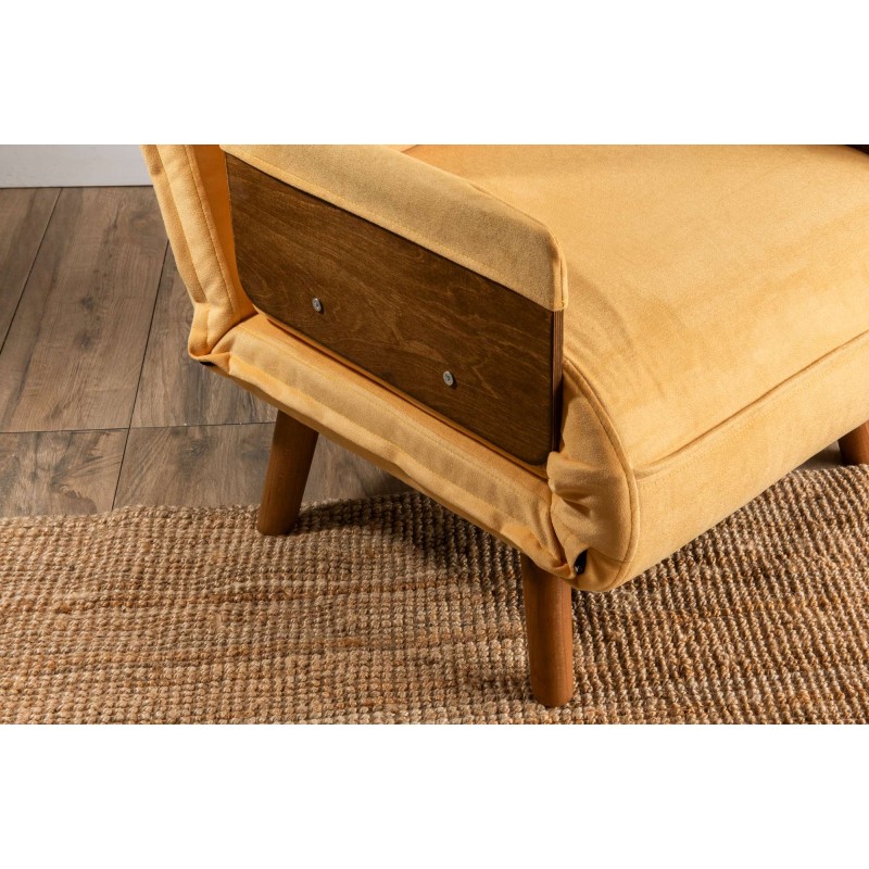 1-Seat Sofa-Bed Cosmo Single - Mustard Mustard