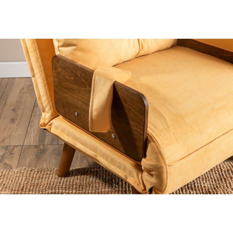 1-Seat Sofa-Bed Cosmo Single - Mustard Mustard