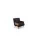 1-Seat Sofa-Bed Cosmo Single - Black Black 1-Seat Sofa-Bed Cosmo Single - Black Black