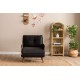 1-Seat Sofa-Bed Cosmo Single - Black Black 1-Seat Sofa-Bed Cosmo Single - Black Black