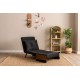 1-Seat Sofa-Bed Cosmo Single - Black Black 1-Seat Sofa-Bed Cosmo Single - Black Black