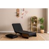 1-Seat Sofa-Bed Cosmo Single - Black Black