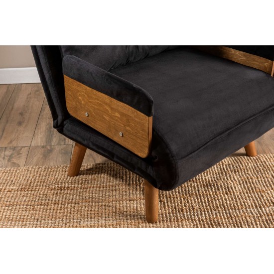1-Seat Sofa-Bed Cosmo Single - Black Black 1-Seat Sofa-Bed Cosmo Single - Black Black