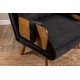 1-Seat Sofa-Bed Cosmo Single - Black Black 1-Seat Sofa-Bed Cosmo Single - Black Black