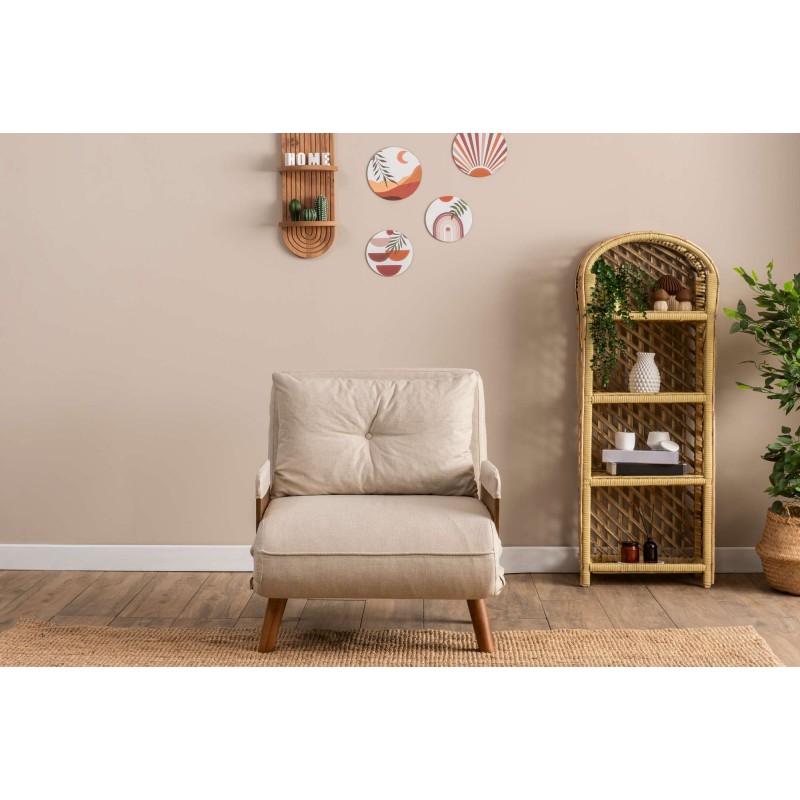 1-Seat Sofa-Bed Cosmo Single - Cream Cream