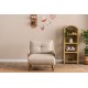 1-Seat Sofa-Bed Cosmo Single - Cream Cream