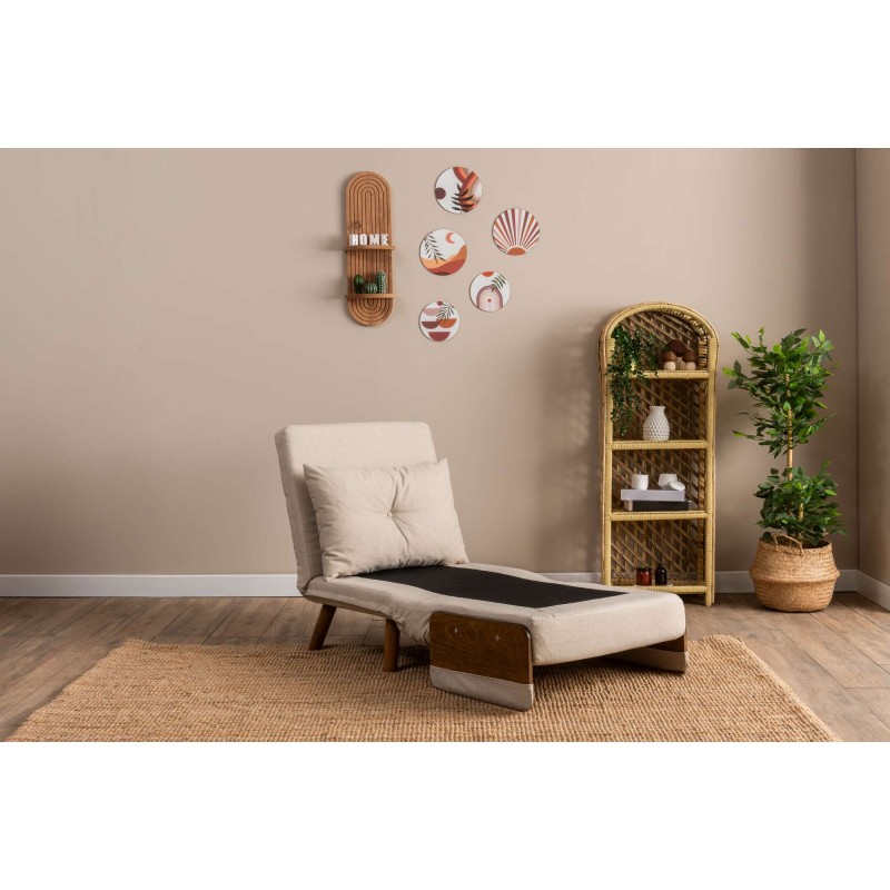 1-Seat Sofa-Bed Cosmo Single - Cream Cream