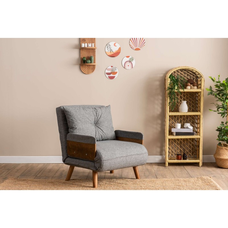 1-Seat Sofa-Bed Cosmo Single - Light Grey Light Grey