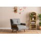 1-Seat Sofa-Bed Cosmo Single - Light Grey Light Grey