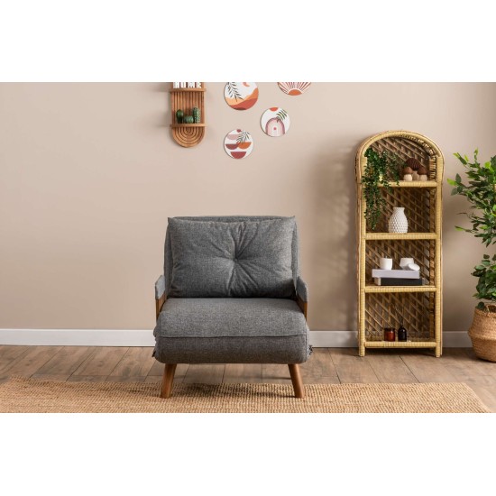 1-Seat Sofa-Bed Cosmo Single - Light Grey Light Grey