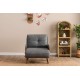 1-Seat Sofa-Bed Cosmo Single - Light Grey Light Grey