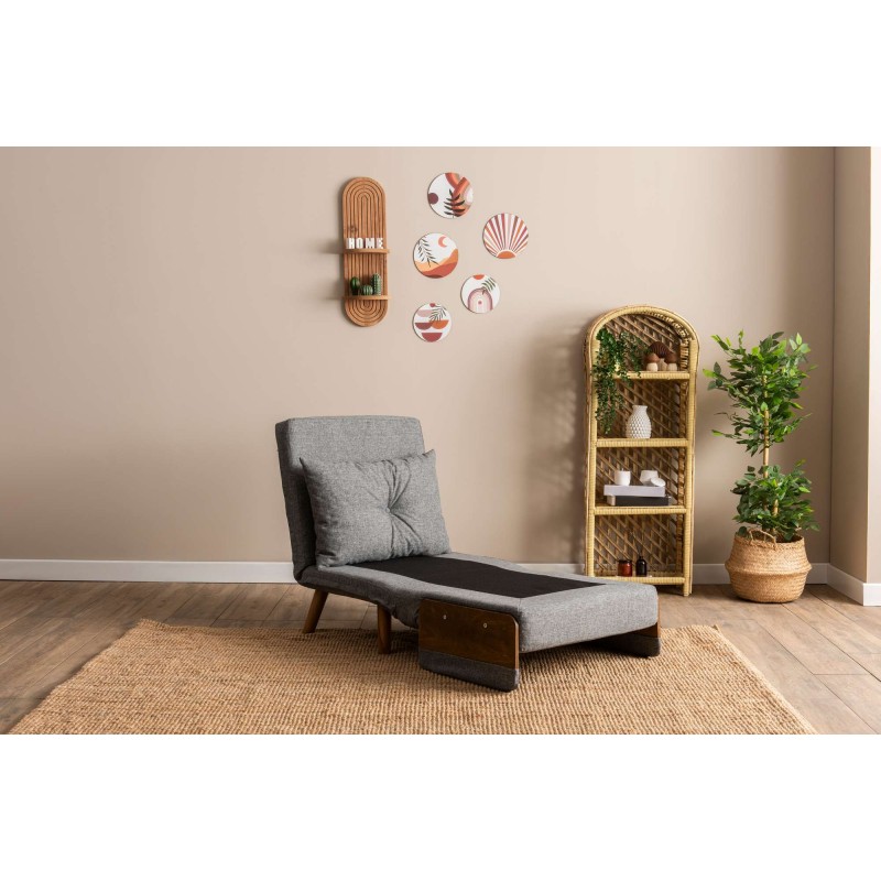 1-Seat Sofa-Bed Cosmo Single - Light Grey Light Grey
