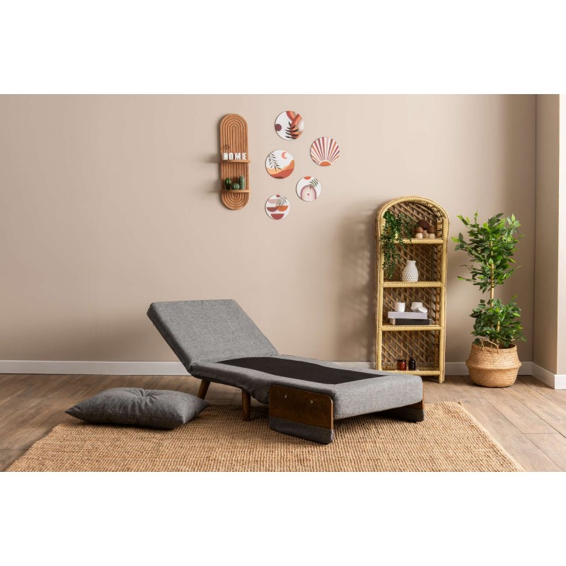 1-Seat Sofa-Bed Cosmo Single - Light Grey Light Grey
