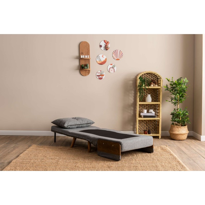 1-Seat Sofa-Bed Cosmo Single - Light Grey Light Grey