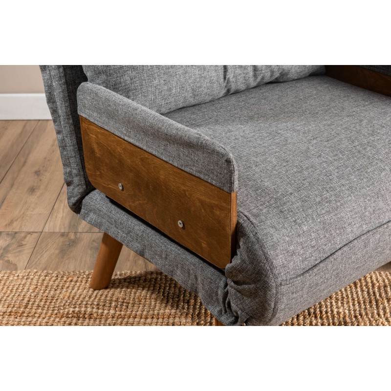 1-Seat Sofa-Bed Cosmo Single - Light Grey Light Grey
