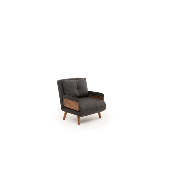 1-Seat Sofa-Bed Cosmo Single - Dark Grey Dark Grey