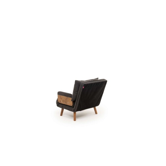 1-Seat Sofa-Bed Cosmo Single - Dark Grey Dark Grey
