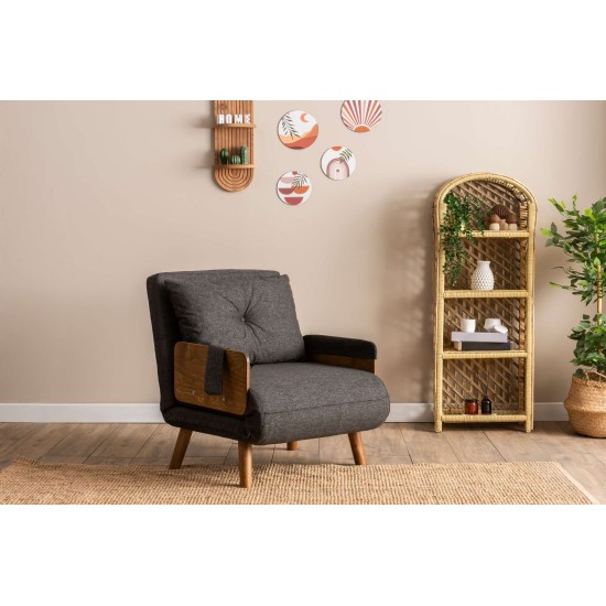 1-Seat Sofa-Bed Cosmo Single - Dark Grey Dark Grey