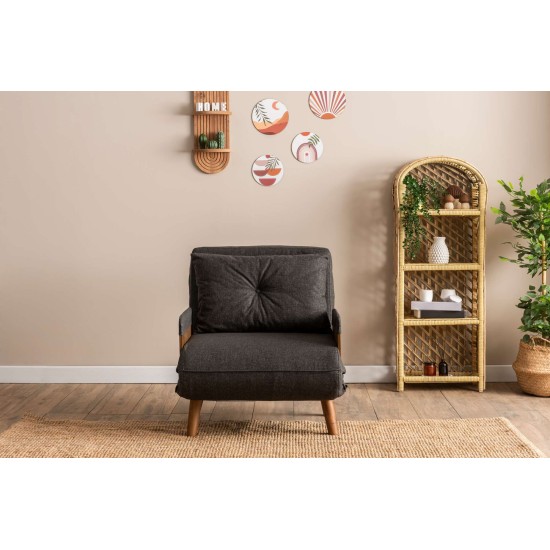 1-Seat Sofa-Bed Cosmo Single - Dark Grey Dark Grey