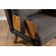 1-Seat Sofa-Bed Cosmo Single - Dark Grey Dark Grey
