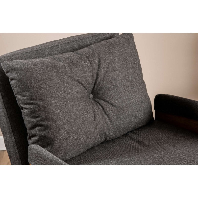 1-Seat Sofa-Bed Cosmo Single - Dark Grey Dark Grey