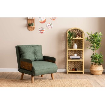 1-Seat Sofa-Bed Cosmo Single - Green Green