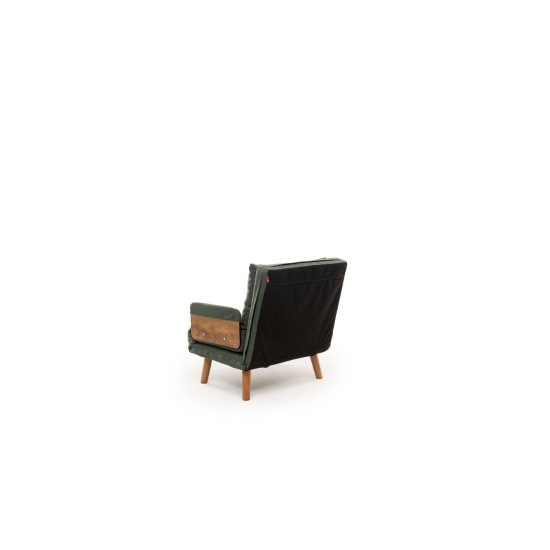 1-Seat Sofa-Bed Cosmo Single - Green Green 1-Seat Sofa-Bed Cosmo Single - Green Green