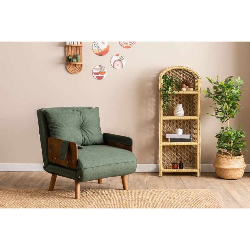 1-Seat Sofa-Bed Cosmo Single - Green Green