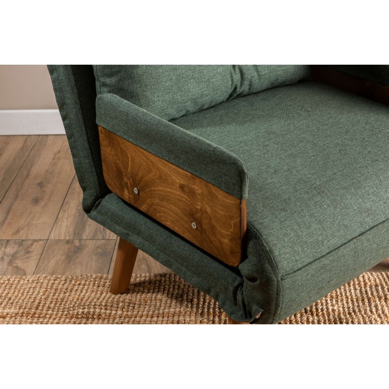 1-Seat Sofa-Bed Cosmo Single - Green Green