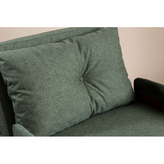 1-Seat Sofa-Bed Cosmo Single - Green Green 1-Seat Sofa-Bed Cosmo Single - Green Green