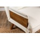 1-Seat Sofa-Bed Cosmo Single - Teddy Fabric-White White