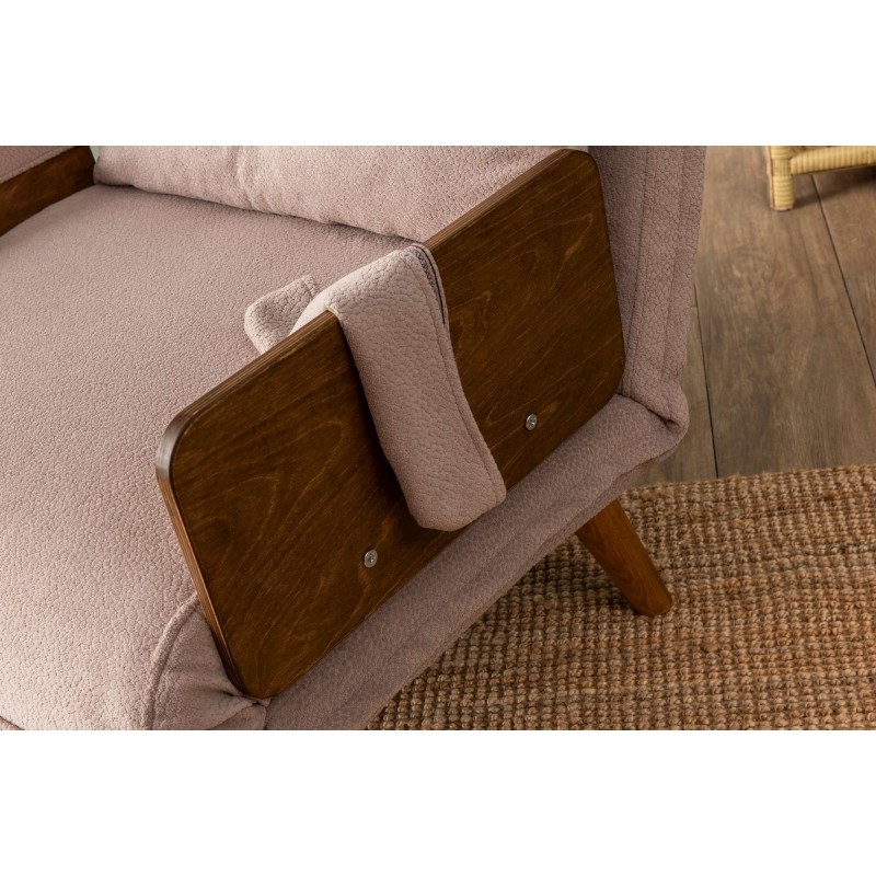 1-Seat Sofa-Bed Cosmo Single - Bohemian Mink Mink