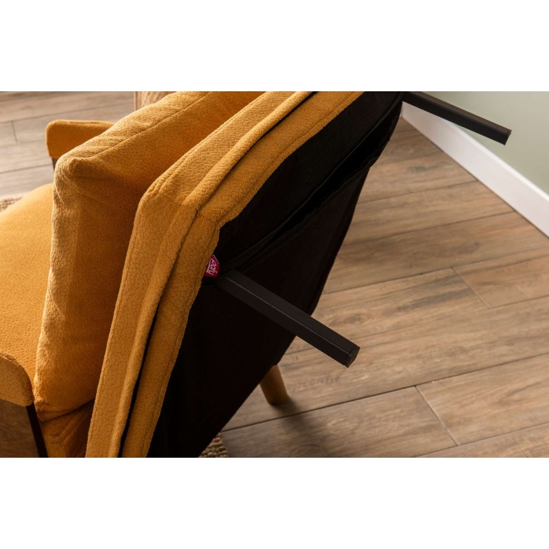 1-Seat Sofa-Bed Cosmo Single - Bohemian Mustard Mustard