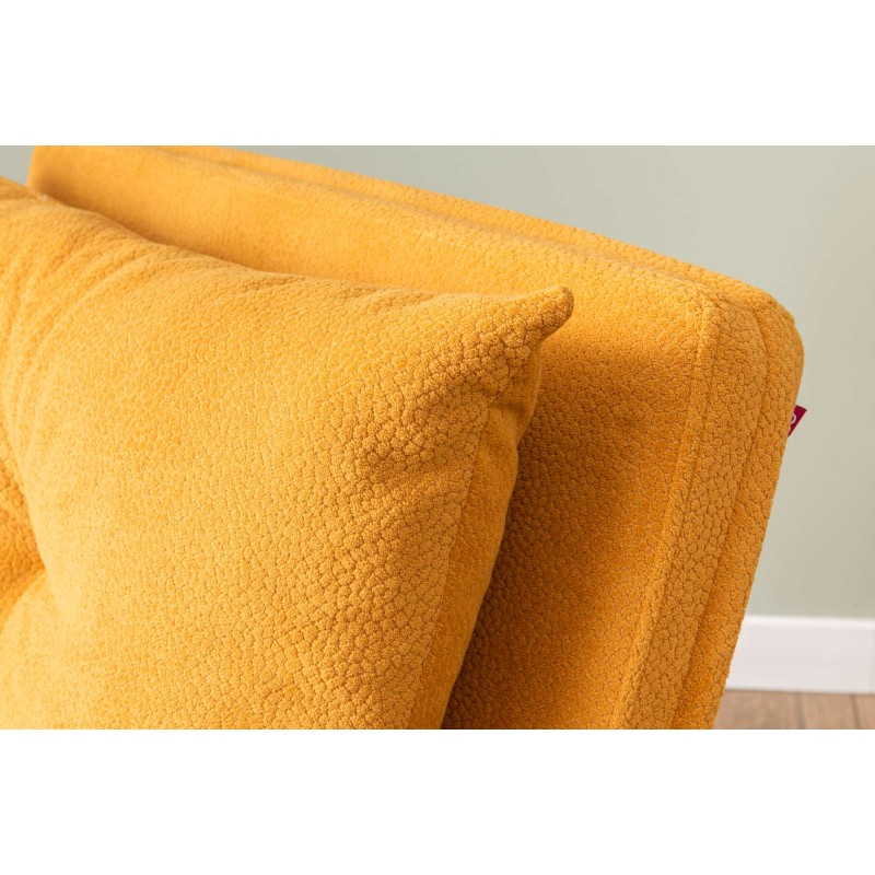 1-Seat Sofa-Bed Cosmo Single - Bohemian Mustard Mustard