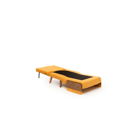 1-Seat Sofa-Bed Cosmo Single - Bohemian Mustard Mustard
