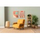1-Seat Sofa-Bed Cosmo Single - Bohemian Mustard Mustard