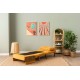1-Seat Sofa-Bed Cosmo Single - Bohemian Mustard Mustard
