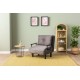 1-Seat Sofa-Bed Sento Single - Grey Grey 1-Seat Sofa-Bed Sento Single - Grey Grey