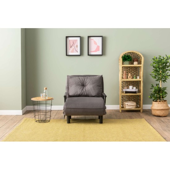 1-Seat Sofa-Bed Sento Single - Grey Grey 1-Seat Sofa-Bed Sento Single - Grey Grey