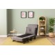 1-Seat Sofa-Bed Sento Single - Grey Grey 1-Seat Sofa-Bed Sento Single - Grey Grey
